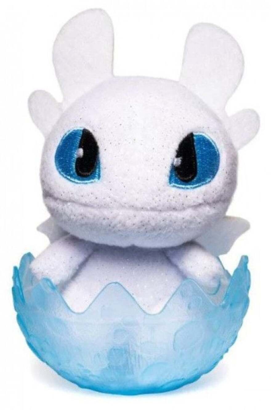 DreamWorks How to Train Your Dragon Light Fury Egg Plush
